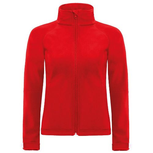 B & C Collection B&C Hooded Softshell /Women Red